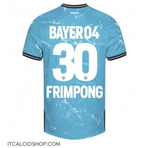 Bayer Leverkusen Jeremie Frimpong #30 Terza Maglia 2023-24 Manica Corta